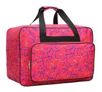 TOTE BAM CASE MACCHINE CUCIMENTO 15x10x7 NYLON PERCORSO SULLA BAGNO CON TAGNO E MANUBILI ANTERIORE, VIAGGIO DI PROGETTA INCIDDATO UNIVERSALE con cerniera liscia per la maggior parte