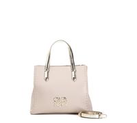 TOTE CON DETTAGLI IN MATERIALE SPECCHIOMAXI LOGO ED IMPUNTURE