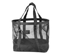 TOTE MESH BEACH, tote a mesh Borsa da piscina a rete | Organizzatore di abiti e per asciugatura rapida resistente alla sabbia leggera per vacanze tropicali, rilassati a bordo