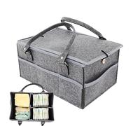 Tote per pannolini, borsa per pannolini, borsa per pannolini per bambini, organizer per pannolini per bambini per ragazze e ragazzi, cesto portaoggetti in feltro per asilo, borsa tote