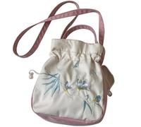 Tote Shoulder Bag, Embroidered Fashionable Purse, Traditional Handbags, Chinese Style Womens Pouch Handbag, Elegant Sling Bag for Ladies, Wedding Party, 9.44x7.87x4.33 inches