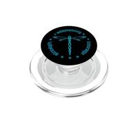 Totem degli attributi tribali della libellula Dashert blu PopSockets PopGrip per MagSafe