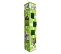TOTEM PRATO SINTETICO 'LIF' cm. 39 + 39 + 39 x h.185