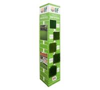 TOTEM PRATO SINTETICO 'LIF' cm. 39 + 39 + 39 x h.185 - LIF