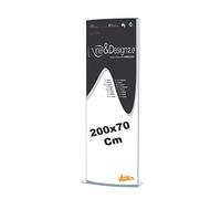 TOTEM PUBBLICITARIO BIFACCIALE DA TERRA DA INTERNO CERTIFICATO H 200 L 70 CM