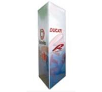 TOTEM PUBBLICITARIO ESPOSITORE TRIANGOLO 100x200 COMUNICAZIONI COMPRESA STAMPA
