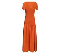 TotêMe - Abito in jersey con pieghe a coltello - - Dresses - Donna - Arancione - M