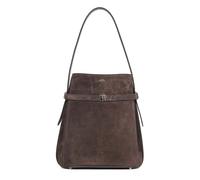 TotêMe - Belted Suede Bucket Bag - - Bags - Donna - Marrone - ONE SIZE