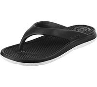 Totes Everywear Lightweight Waterproof Ara Flip Flop Sandal, Infradito Donna, Nero, 41.5 EU