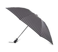 totes InBrella - Ombrello pieghevole grande riciclato con tecnologia di apertura e chiusura automatica, nero, 140 cm, ombrello trasparente a bolle