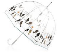 Totes, Ombrello classico Uomo, Birds on a Wire (trasparente) - 9623