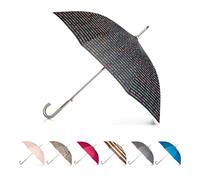 totes Ombrello del bastone di Eco J impermeabile aperto, Chevron irregolare, taglia unica