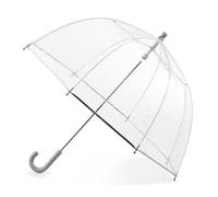 Totes - Ombrello trasparente per bambini con manico facile da impugnare, Trasparente, Kids - 38" Canopy, Ombrello trasparente a bolle con tettuccio a cupola, design leggero, protezione da vento e