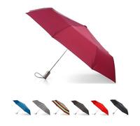 totes Titan Portable Travel Umbrella - Windproof, Waterproof, Strong, Compact Umbrella - Perfect for the Car, Backpack, and On-the-Go