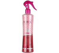 Totex Balsamo per capelli a 2 fasi, spray senza risciacquo, per capelli danneggiati e colorati, formula districante, nutriente, idratante, rosa, 400 ml
