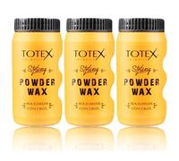 Totex POWDER WAX 20 gr Mattifying Volume Hair Styling Matte Hair Styling Matte Cera in polvere per acconciature (3 pezzi)