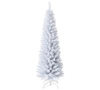 TOTIKI Albero di Natale Albero di Natale A Matita Bianca Pino Natalizio Adatto for La Decorazione Domestica Artificiale(150cm)