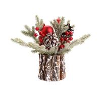 TOTIKI Albero di Natale Decorazione for Albero di Natale da Tavolo Piccolo Adatto for Decorazioni Interne Ed Esterne Artificiale