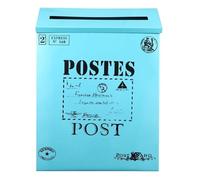 TOTIKI Cassetta Lettere Esterno Cassetta Postale in Latta retrò, Decorazione per Recinzione Domestica, Fioriera Sospesa per Esterni, Decorazioni per Cassette Postali A Parete Cassettas Posta