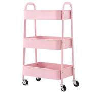 TOTIKI Estetista Carrelli A Mano Mobili da Cucina per Salone di Bellezza Carrello A 3 Ripiani per Parrucchiere Carrello