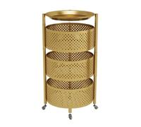 TOTIKI Estetista Carrello for Salone di Bellezza, for Parrucchiere, for Capelli, Organizer for Il Trucco, Carrelli for Spa Carrello(64cm)