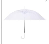 TOTIKI Ombrello Ombrello da Viaggio Piccolo Completamente Automatico Trasparente Creativo Ombrelli Viaggio(White)