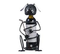 TOTIKI Porta Vino Art Iron Wine Rack Dog Animal Portabottiglie Creativo Senza Agitazione Bar Home Office Decoration Portabottiglie
