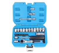 TOTIKI Set di Strumenti Set di Chiavi A Bussola da 29 Pezzi con Giunto Universale for Uso Domestico con Custodia Kit Attrezzi per La Casa