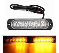 TOTMOX 1/2/4/6/8 pezzi Luci LED lampeggianti per camion, trattori, carrelli elevatori, lampade di sostituzione di avviso di pericolo, gialle