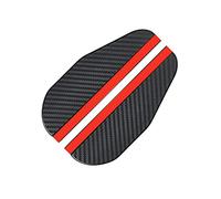 TOTMOX 1 paio universale in fibra di carbonio modello auto specchietto retrovisore parapioggia, PVC pioggia sopracciglio visiere guardie per bloccare la neve anti pioggia, 18,2 x 5,8 cm