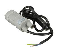 TOTMOX 12V 1.2A Pompa dell'acqua sommergibile universale 5M 1000L / H con cavo bianco/nero 1m, pompa dell'acqua sostenibile per bacino da giardino