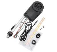 TOTMOX 1x Antenna per auto universale 12V Antenna Arial in acciaio inossidabile Antenna impermeabile per autoradio Antenna in gomma Antenna Arial Mast Wing Montaggio sul tetto