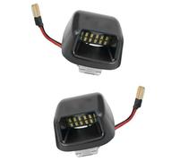 TOTMOX 2x luci per targa con lente trasparente luce bianca 2 x 18 LED compatibile con Nissan Navara D40 Frontier 2007-2019