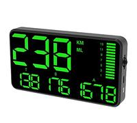 TOTMOX Auto GPS HUD Testa alta LCD Display di sovravelocità Allarme Km/h MPH Tachimetro