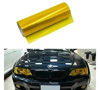 TOTMOX Car Light Film, pellicola in vinile colorata per faro, fanale posteriore, fendinebbia posteriore, 30 cm x 200 cm, giallo