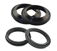 TOTMOX Kit paraolio per forcella anteriore, paraolio in gomma, paraolio forcella anteriore per moto, kit paraolio e parapolvere compatibile con Yamaha FZX750 1987-1989