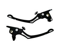 TOTMOX Leve freno e frizione regolabili a 90 gradi, colore nero, in lega di alluminio CNC, 2004-2013, compatibili con modelli Harley-Davidson Select