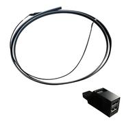 TOTMOX - Luci LED per interni auto, illuminazione ambientale RGB, flessibile, per console centrale cruscotto, luci ambientali multi-modalità, compatibile con TE&SL-A Model 3 Y, alimentazione USB con