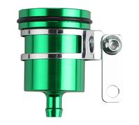 TOTMOX - Olio per Freni per Moto Con Staffa Universale in Lega di Alluminio, Serbatoio Fluido, Accessori per Tazza Fluida - Nero/Verde