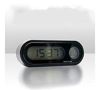 TOTMOX Orologio elettronico per auto, termometro intelligente a LED, display digitale, luce universale, con retroilluminazione durevole