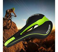 TOTMOX Sella Bicicletta Mountain Bike Strada Mountain Sport Morbido Cuscino Gel Cuscino Sedile Verde