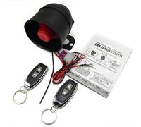 TOTMOX Sistema di allarme per auto con telecomando, sistema di allarme di sicurezza antifurto 120dB 6 toni 7 livelli di sensibilità, sistema di protezione di sicurezza per altoparlanti di allarme 12V