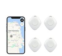 TOTMOX Smart Bluetooth Tracker & Key Finder, Localizzatore Chiave Dispositivo con App, Localizzazione GPS per Bambini, Chiavi, Bagagli, Controllo APP Compatibile iOS Android, Confezione da 4