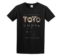 Toto 25Th Anniversary Live in Amsterdam Graphic Unisex Tee Shirt Black M