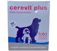 Toto Cerevit Plus Integratore per Cani Linea Nutraceutica 60 compresse