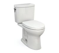TOTO® Drake® II 1G® - WC in due pezzi allungato 1.0 GPF universale con CEFIONTECT e sedile SoftClose SS124, WASHLET+ Ready, Colonia White - MS454124CUFG#11