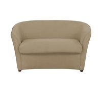 Totò Piccinni Divano POZZETTO 2 posti Alta QUALITA' Made in Italy A.76xL.123xP.67cm (Tessuto Tortora)