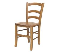 Totò Piccinni Ordine Minimo 2pz, Sedia paesana Venezia in Legno di faggio, ALTISSIMA QUALITA', Robusta, già montata (Rovere, Seduta Massello)