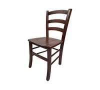 Totò Piccinni Ordine Minimo 2pz, Sedia paesana Venezia in Legno di faggio, ALTISSIMA QUALITA', Robusta, già montata (Noce, Seduta Massello)