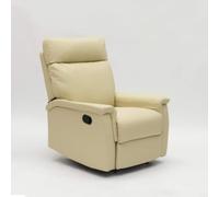 Totò Piccinni Poltrona Relax AURORA reclinabile MANUALE in similpelle Beige